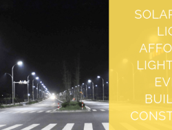 solar street lights events building construction ldc edm