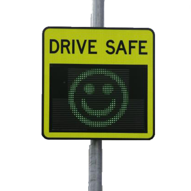 Fixed Radar Sped Check Sign