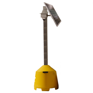 Bollard mounted camera